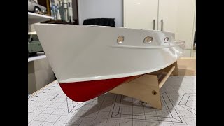 Building an RC boat  can I make a Chris Craft Corvette out of an Aeronaut Victoria?  Part 3.