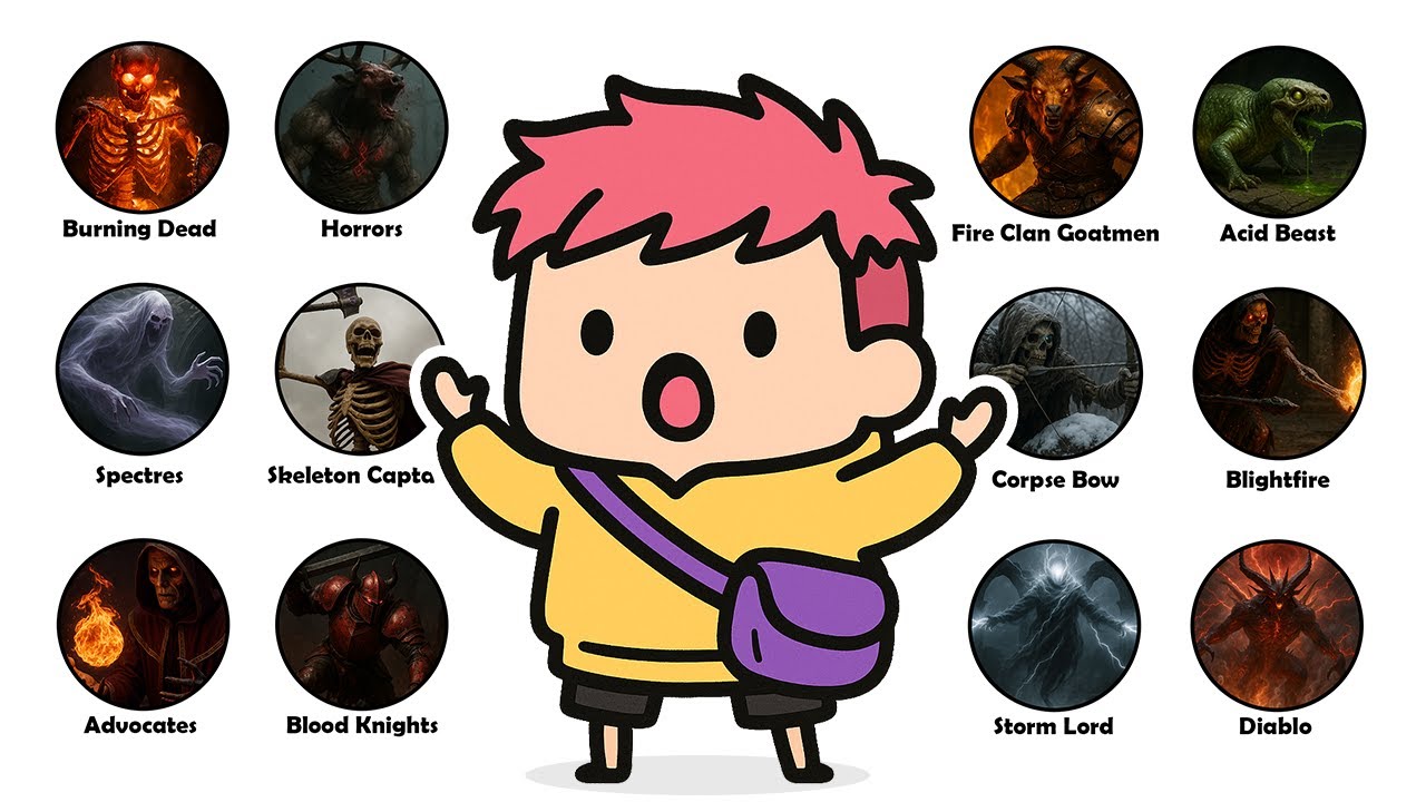 A one - Sentence roast of every Diablo I monster