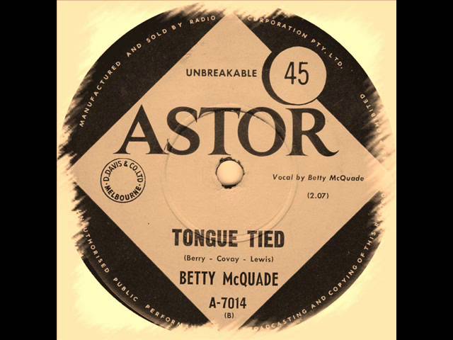 Betty McQuade - Tongue Tied