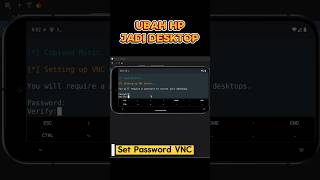 Atur Password Server VNC di Termux