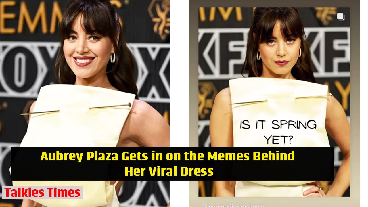 During 75th annual Primetime Emmy Awards Aubrey Plaza Gets in on the During 75th annual Primetime Emmy Awards Aubrey Plaza Gets in on the