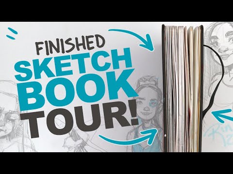 FINISHED SKETCHBOOK TOUR! (fyi: it's a lot of sketches)