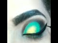 #shorts yellow green #yellowgreen #yelloweyemakeup #greeneyeshadow #makeupshorts