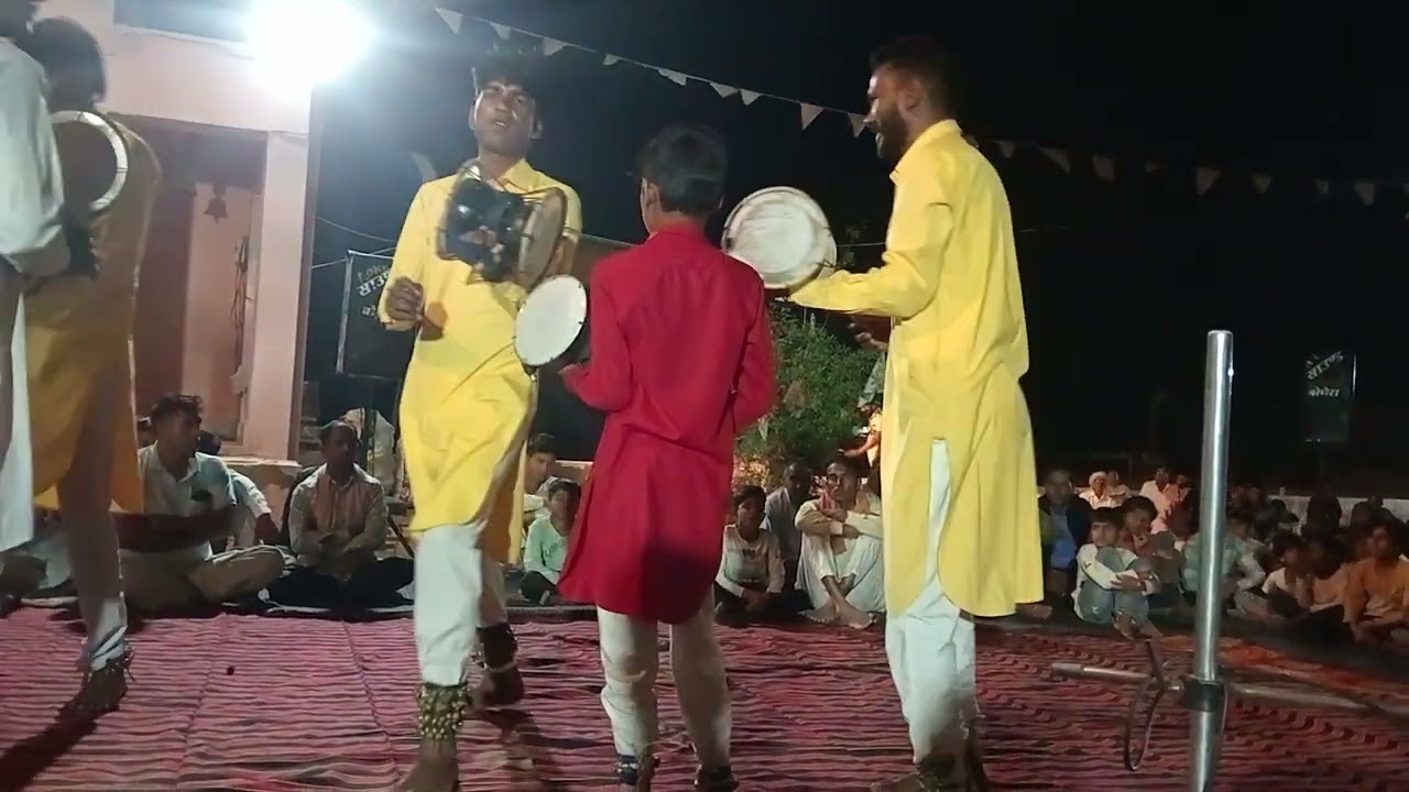 बिल्लू धाम जागरणपार्टी दादा की छावली भागीरथ एण्ड पार्टी