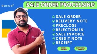 Sales Order Processing in Tally Prime telugu|sales order