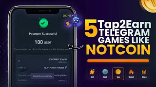 Tapswap ➣ FREE Money || 5 Projects Like NOTCOIN || Make Money Online In Nigeria 2024