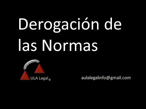 Video: ¿Se derogan los actos intolerables?