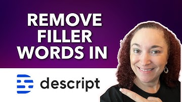 Descript Remove Filler Words (ums And Ahs) Easy Tutorial!