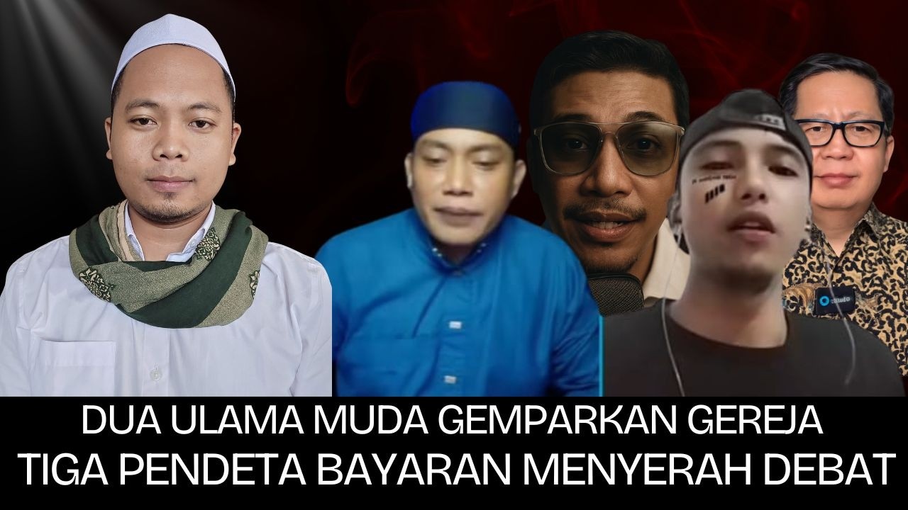 Luar Biasa Dua Ulama Muda Gegerkan  Gereja. Pendeta Bayaran Tumbang Saat Debat.. 