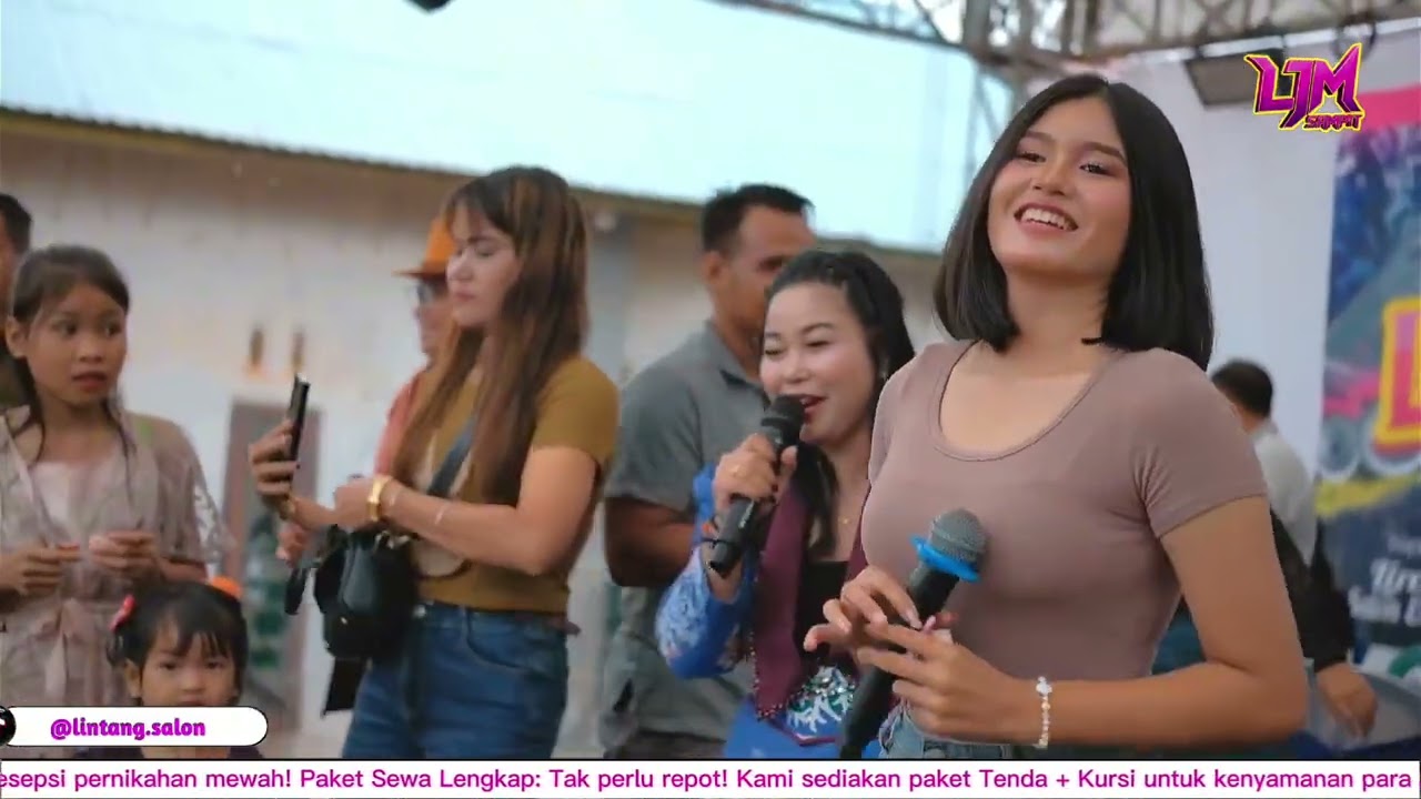 Aprilia Ft Lisna L agan- Cinta tahalang,Dusun Trobos Desa bukit raya 