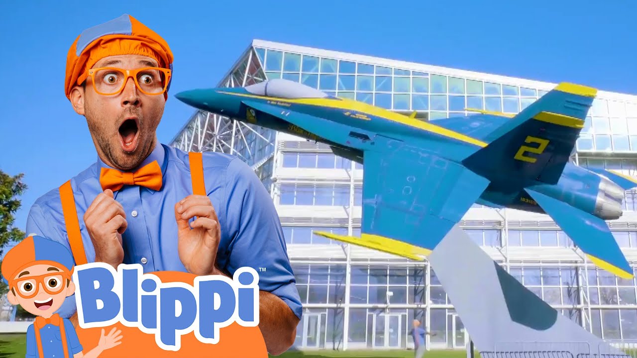 2 Hours of Blippi! Blippi Learns About Planes | Stories and Adventures ...
