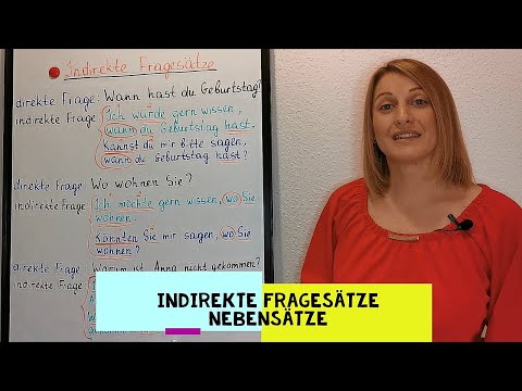 indirekte Fragesätze - Nebensätze (Ich möchte/würde gern wissen, ...) - A2/B1