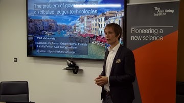 The Problem of Governance in Distributed Ledger Technologies - Professor Vili Lehdonvirta, OII