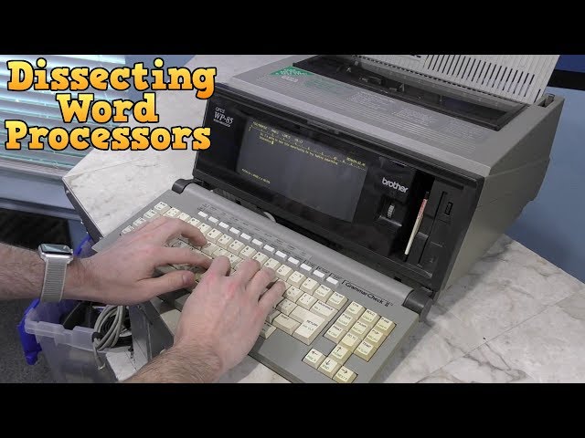 Dissecting two Word Processors, Brother WP25 and Panasonic W1525 class=