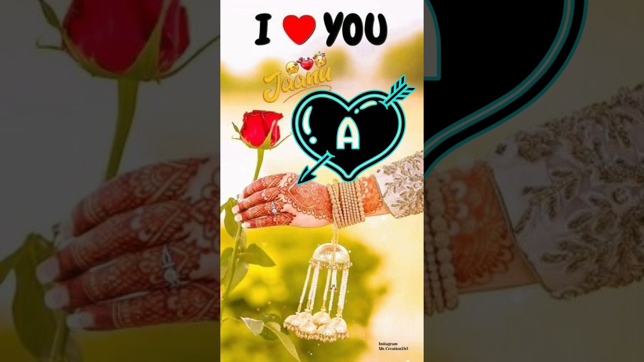 cute 🥰 A name status a love 💕 status New WhatsApp status 