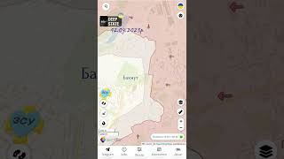 Мапа Бойових Дій В Україні. Просування В Центрі Міста. Бахмут.