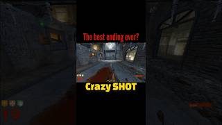 CRAZY shot to end the video #callofduty #zombies #gaming #codzombies#blackops3zombies #trickshot