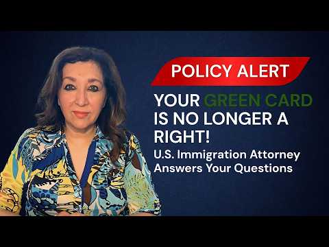 H-1B, F-1, B1/B2 Visa Holders: Your Path to a Green Card Just Changed. Watch This.