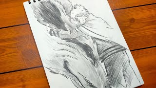 Kurama X Naruto easy sketch for beginners. screenshot 5