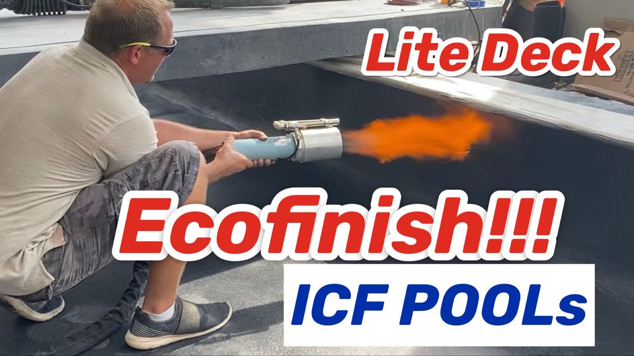 Eco finish ICF Pools and Hydraunic Heat over Lite Deck! YouTube