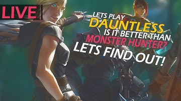 Lets Play Dauntless! - A Fun Action, Hunting MMORPG - Is It Better Then Monster Hunter?