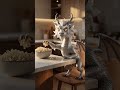 🐉🍿 My Tiny Baby Dragon Found Popcorn… Then Started a Kitchen Disaster 😂#BabyDragon #TinyDragon