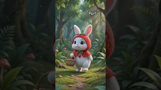 part 1..."Momo discovered a tiny world full of magic✨"(part 1)#MomoRabbit #CartoonReels #cutestory
