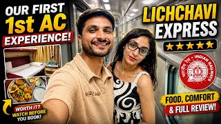 Our First Time in 1st AC! 😍 Lichchavi Express Luxury Experience with Wife!