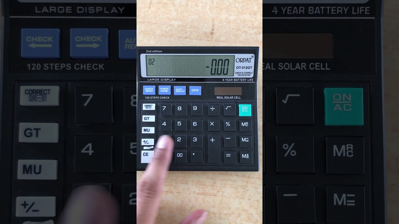 orpat calculator turn off YouTube