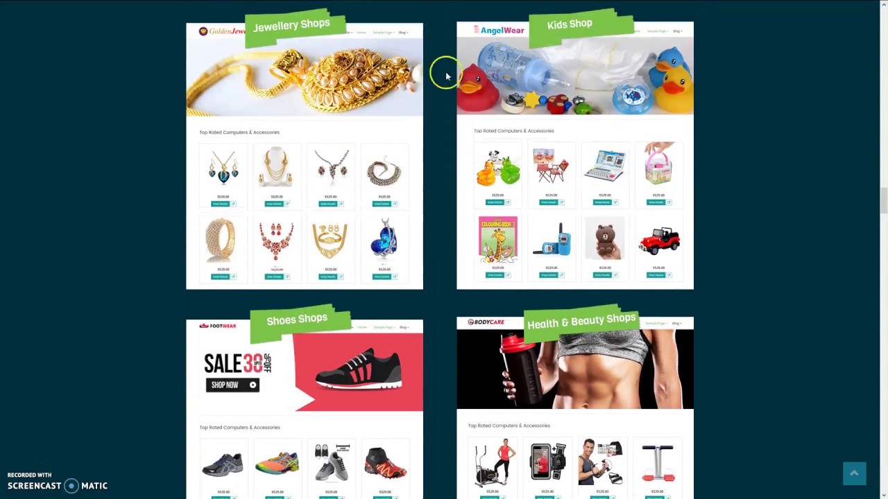 Quick Online Shop Review How To Setup Amazon Affiliate Store in