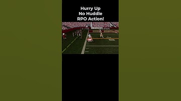 Hurry Up No Huddle RPO Action!