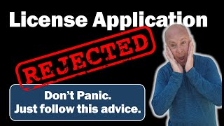 How to appeal a license rejection #aditraining #part3 #traineelicense