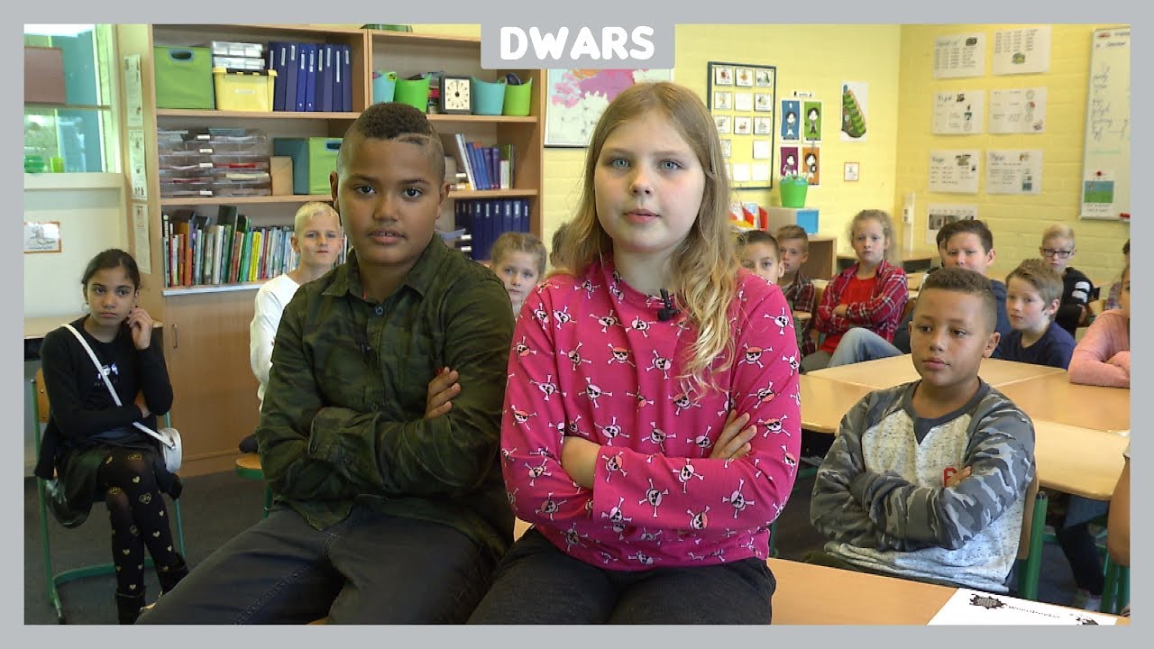 Dwars: Jasmijn en Jayden vinden hun schoolplein te saai