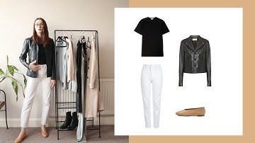 12 Piece Basic Capsule Wardrobe | Build a Capsule Wardrobe from Scratch & 17 Simple Outfits