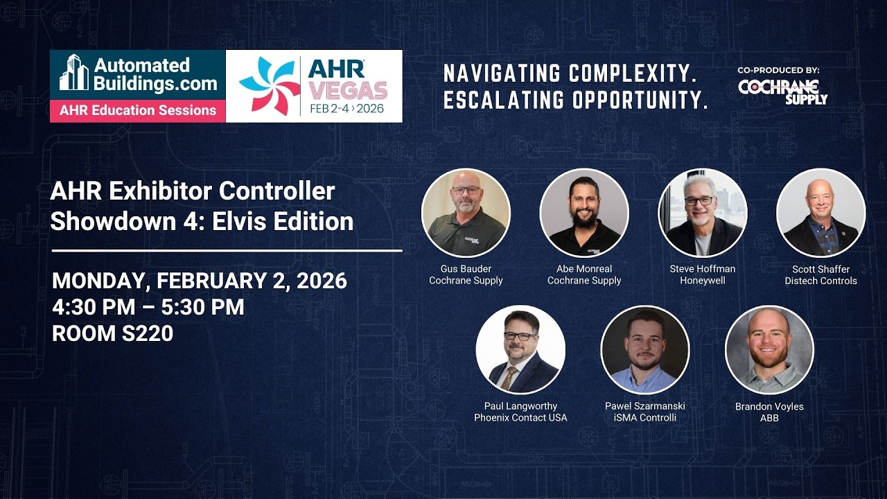 AutomatedBuildings.com | AHR Vegas 2026 | AHR Exhibitor Controller Showdown 4 - Elvis Edition
