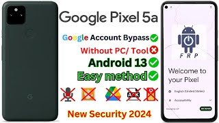 -New Google Pixel 5A FRP Bypass 2024 [Without PC] All Pixel Android 13 Google Account ✅Gmail ID Lock screenshot 5