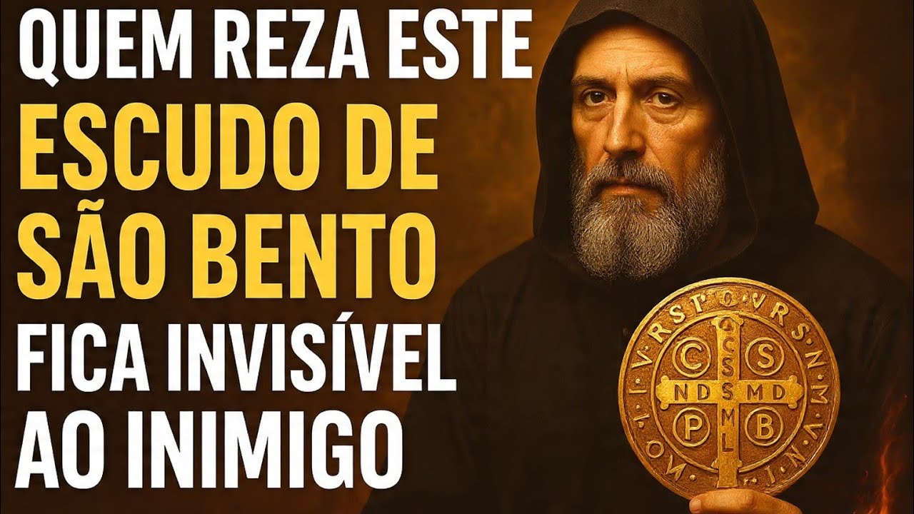 Quem Reza Este Escudo de São Bento Fica Invisível ao Inimigo!