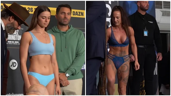 Skye Nicolson vs Bec Connolly WEIGH IN!