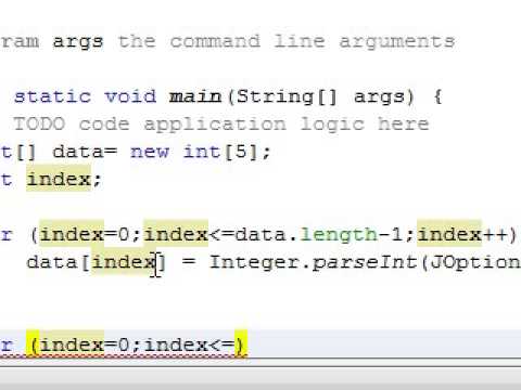 Tutorial Array Pemrograman Java