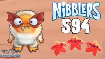 Fruit Nibblers 👾 Level 594 Hard - 3 Stars Walkthrough, No Boosters