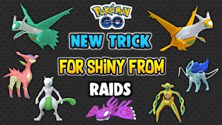 How to get Shiny Pokemons from raids. New trick to get Shiny from Raids. Pokemon go Shiny from raids