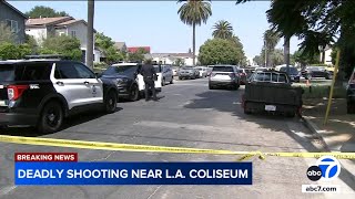 2 Brothers Killed In Shooting Near La Coliseum; Suspect At Large