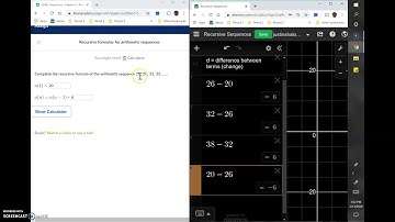 Recursive formulas for arithmetic sequences | Math Hacks Example Video