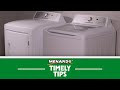 Timely Tips: Cleaning Laundry Appliances