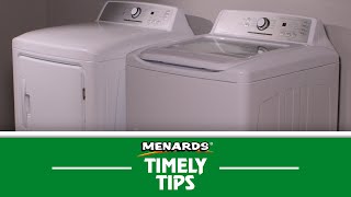 Timely Tips: Cleaning Laundry Appliances