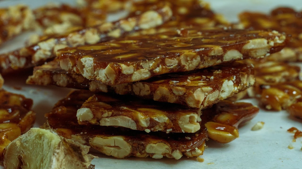 Shihondro / Nougatine aux cacahuètes  simple et rapide