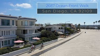Video Tour | 2687 Ocean Front Walk San Diego, CA 92109