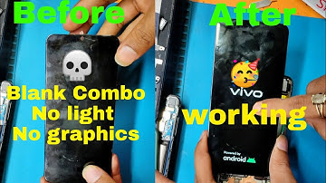 How to fix blank screen, No light ,No graphics, screen repair...