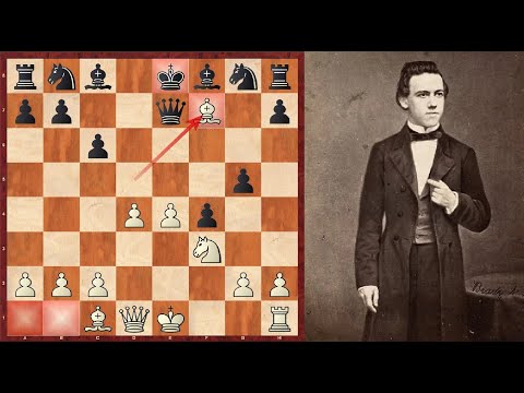 Hilarious Chess Game: Paul Morphy vs Theodor Knight - New Orleans (1856