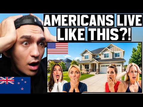 New Zealander Reacts to AMERICAN Neighborhoods… I Can’t Believe This Is Normal!